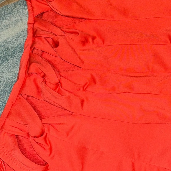 CARMEN MARC VALVO One-shoulder One Piece Swimsuit size 6 - Picture 3 of 6